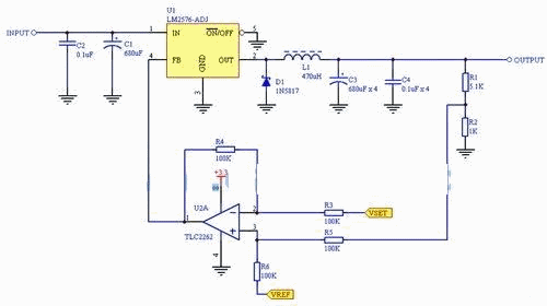 圖2 降壓型(Buck)基本電路