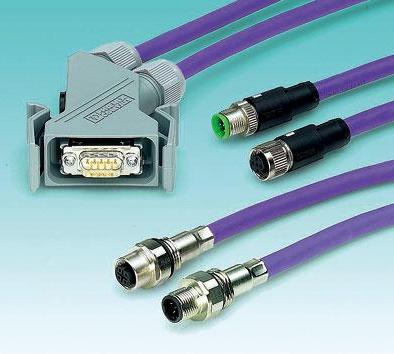 圖1 現(xiàn)場總線連接器利用一進、一出兩個通道和可開關(guān)控制的終端電阻，可構(gòu)成線性結(jié)構(gòu)的網(wǎng)絡(luò)