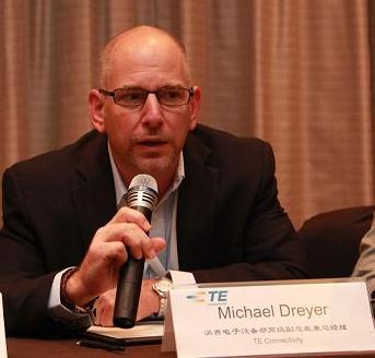 圖4:TE Connectivity消費電子設(shè)備部高級副總裁兼總經(jīng)理 Michael Dreyer先生