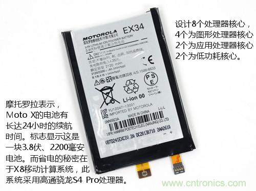 揭秘八核X8 SoC真面目,智能手機(jī)Moto X詳細(xì)拆解!