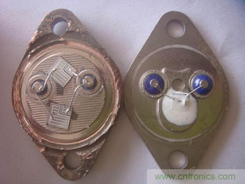 暴力拆解對比:進口金封三極管VS國產金封三極管