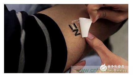 像貼紙一樣,汗水發電