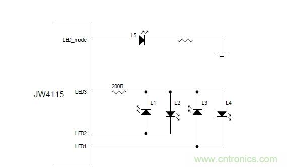 技術控:支持5顆LED顯示燈的移動電源設計及其電路圖