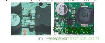 元件之間的距離放置不規范，可維修性差