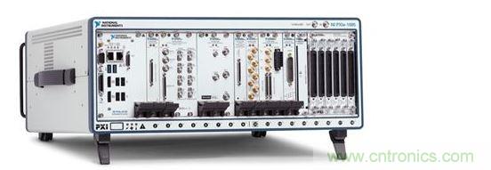 NI PXI Express機(jī)箱包含射頻分析儀和發(fā)生器、矢量網(wǎng)絡(luò)分析儀、開(kāi)關(guān)、電源和嵌入式計(jì)算機(jī)
