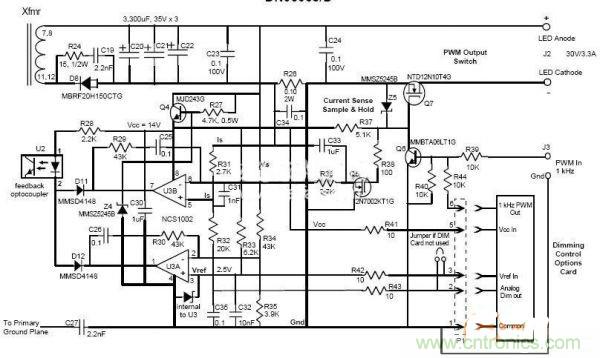 方案詳解:PWM調光的離線高功率LED街燈電路驅動