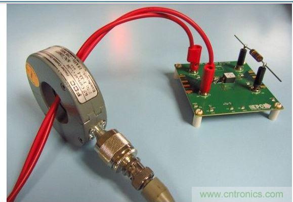 用Fischer F-33-1電流探頭進(jìn)行高頻電流的測(cè)試。