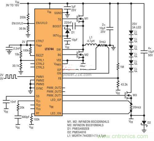 限制功率損耗？把同步降壓LED驅動器當成升壓轉換器行不行？