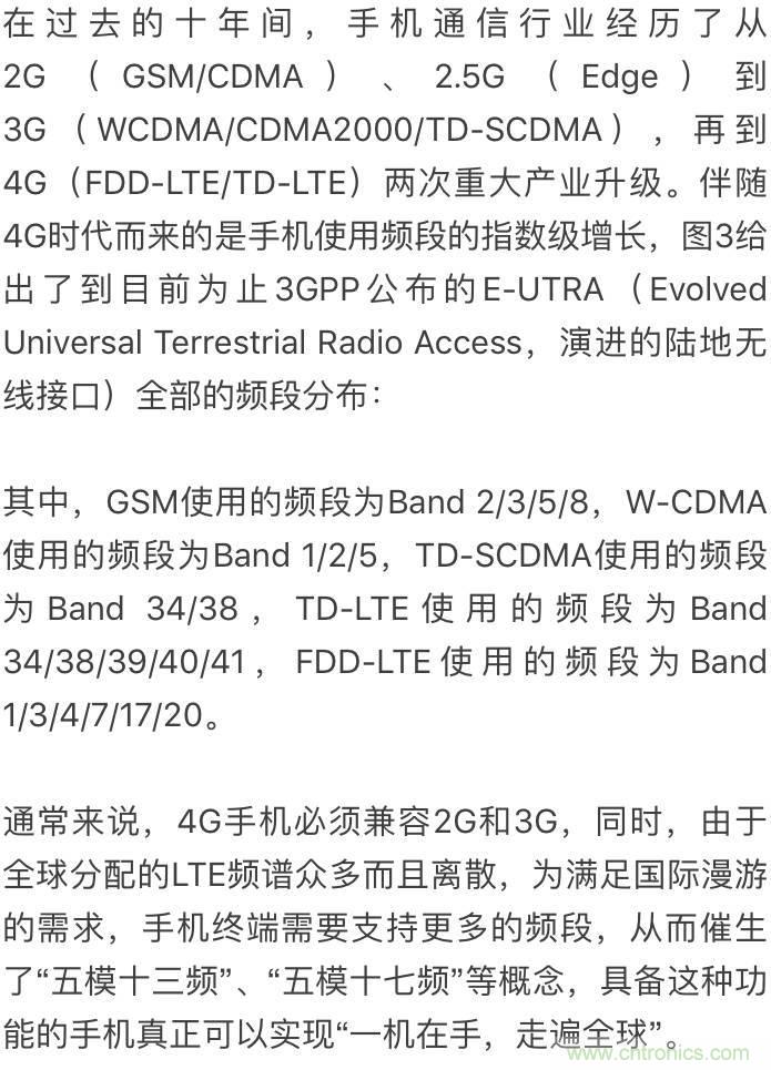 關于手機射頻芯片知識，你還不知道的事！