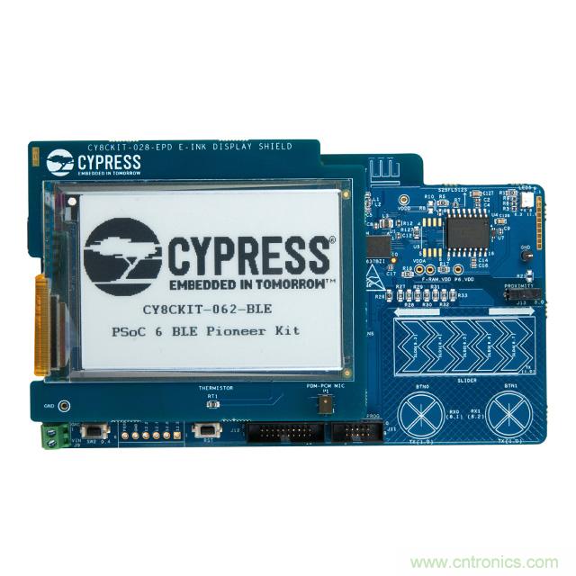 Cypress Semiconductor PSoC 6 BLE Pioneer 套件現(xiàn)已入庫(kù) Digi-Key;客戶預(yù)訂訂單陸續(xù)發(fā)貨中