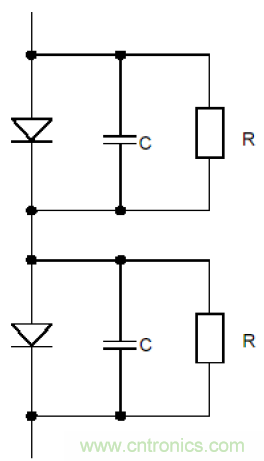 二極管串聯請注意均壓,并聯請注意均流!