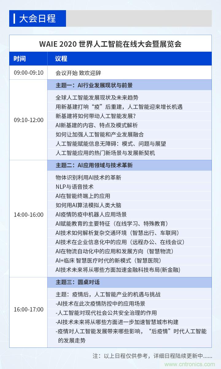 燃AI引擎，WAIE 2020世界人工智能大會(huì)震撼來(lái)襲！