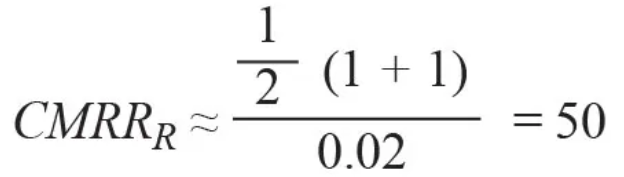 提高差分放大器的共模抑制比,電阻的選擇很關鍵