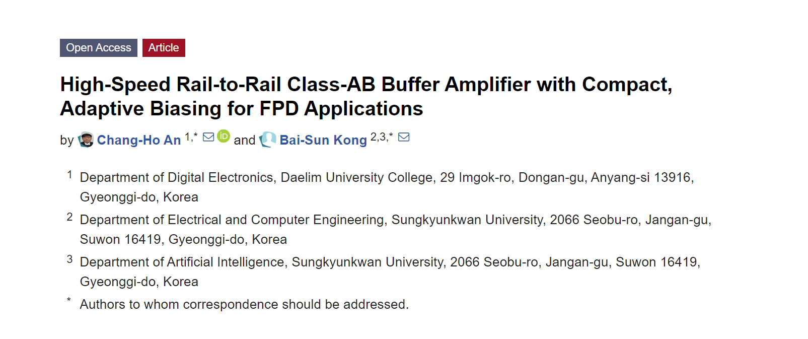 新型Class-AB緩沖放大器，適用于FPD應用