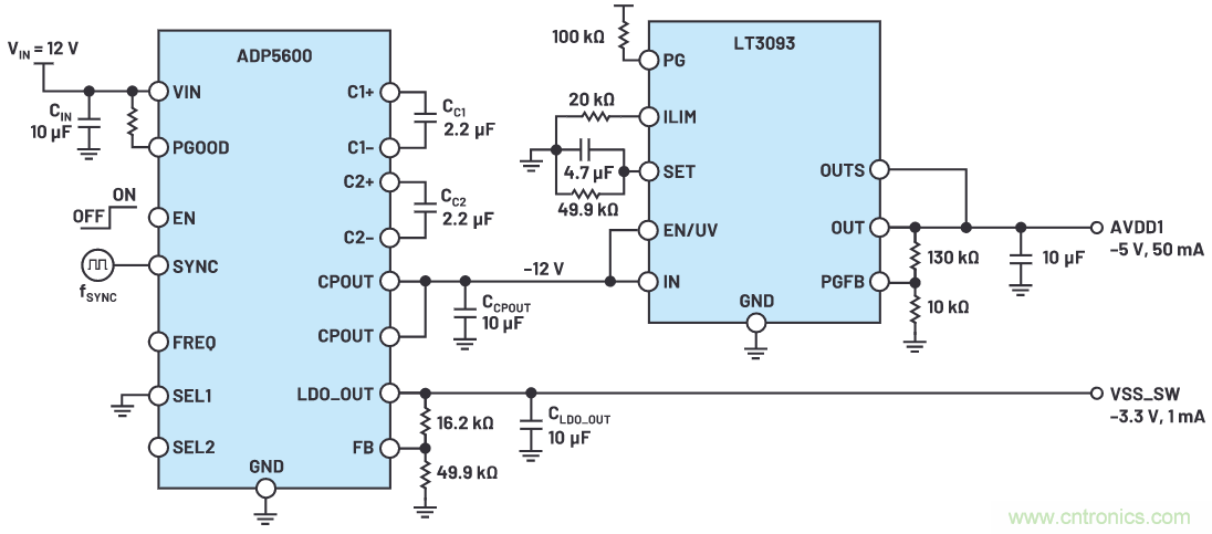 交錯式反相電荷泵——第二部分:實現和結果