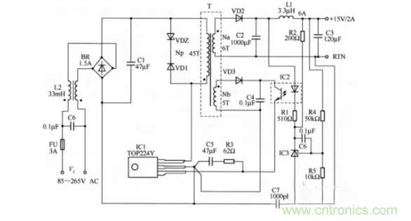 分享6款簡單的電源線路圖 分享6款簡單的電源線路圖