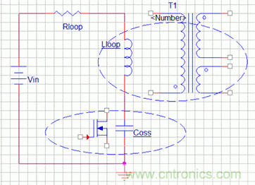 反激電源MOS管兩次振鈴現象 反激電源MOS管兩次振鈴現象