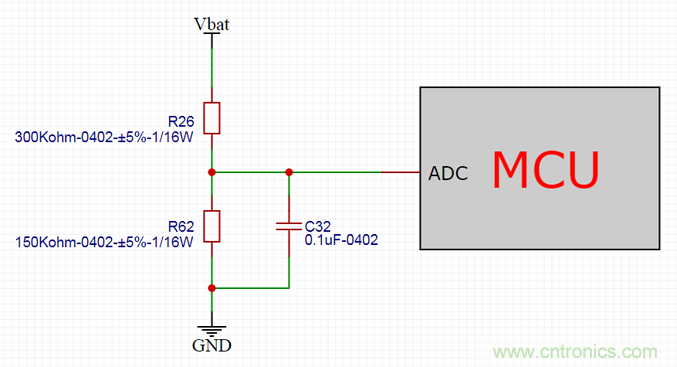 電池電壓偵測電路“踩坑”：分壓電阻的精度竟然是5%，不是1%