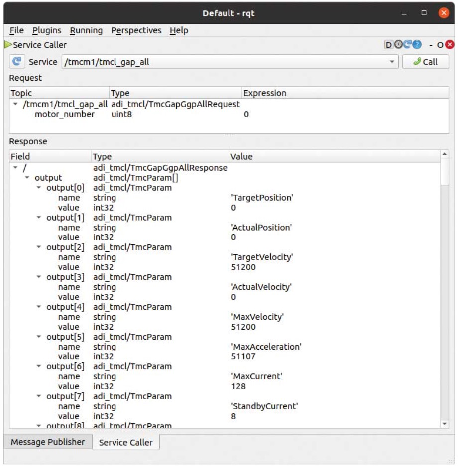 使用ROS1驅動程序來操控ADI Trinamic電機控制器 使用ROS1驅動程序來操控ADI Trinamic電機控制器