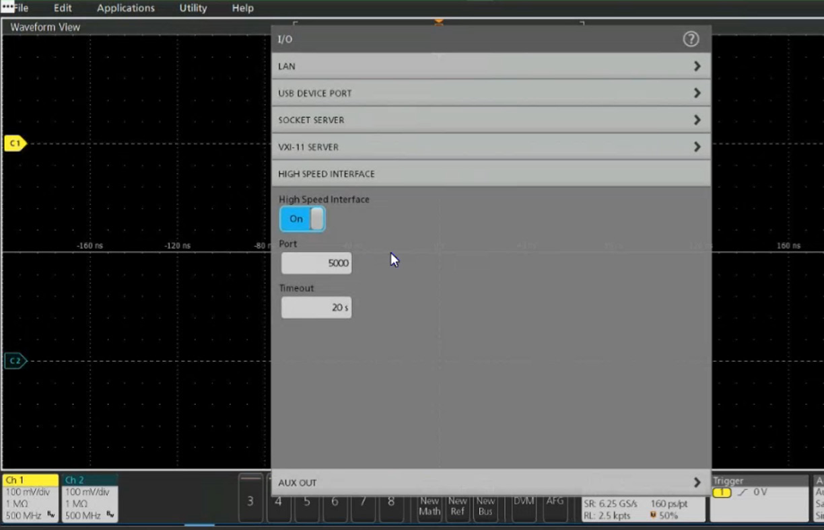 開啟TekHSI高速接口功能,加速波形數(shù)據(jù)遠程傳輸 開啟TekHSI高速接口功能,加速波形數(shù)據(jù)遠程傳輸